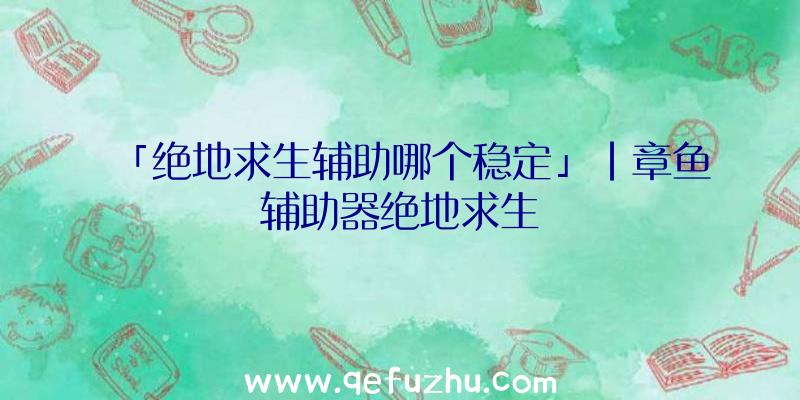 「绝地求生辅助哪个稳定」|章鱼辅助器绝地求生